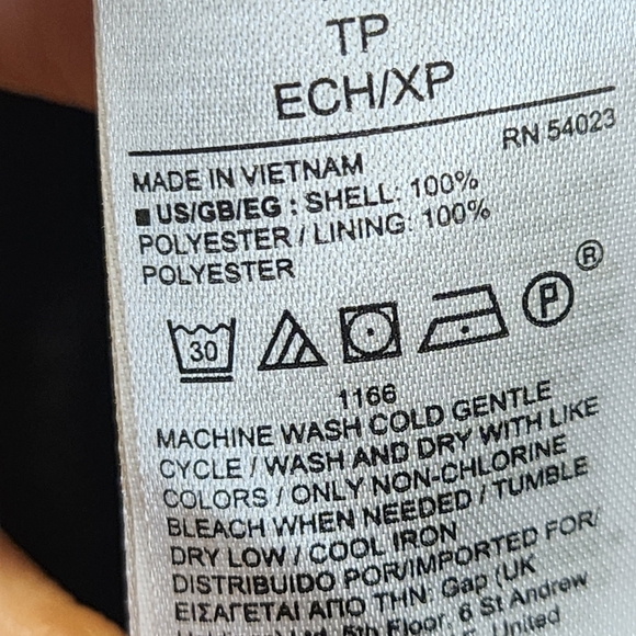 GAP long Sleeves Short Dress new with tag size XS - Picture 10 of 13